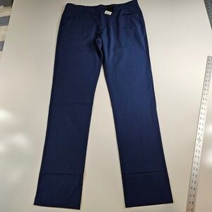 NEW Yatta Golf Mens Navy Blue Flat Front Performance Pants 36x34 NWT